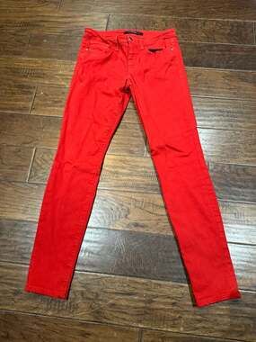 Joe's Jeans Red Skinny Visionaire Jeans Size 29